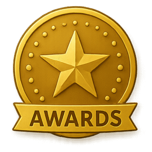 Academic excellence award medal for superior achievement