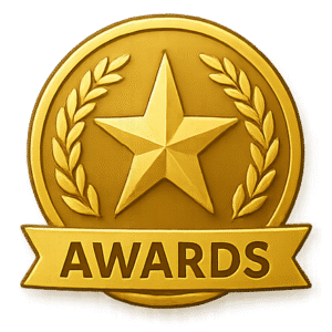Academic excellence award medal for superior achievement